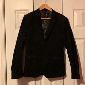 H&M Black Corduroy Sport Coat